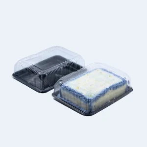 CT 34 Embalagem Para Bolos Base Preta – Tampa Cristal